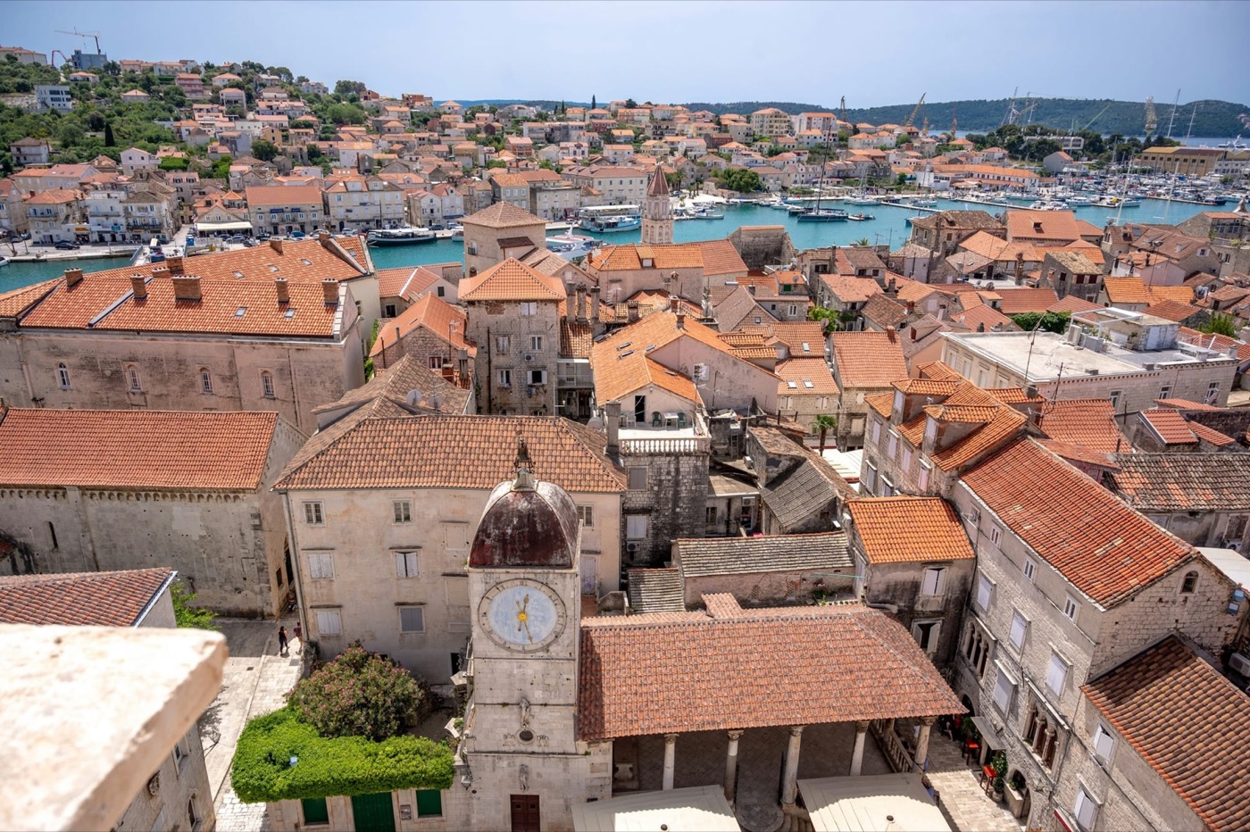 Trogir cathedral in the UNESCO old town, Croatia