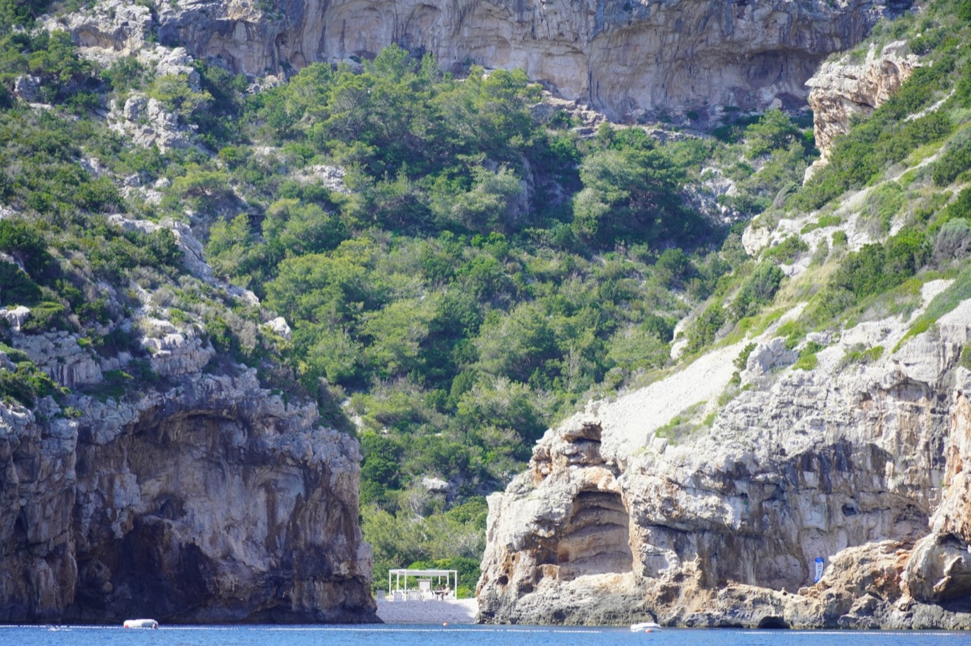 Clear Adriatic cove near the underwater museum site, Croatia