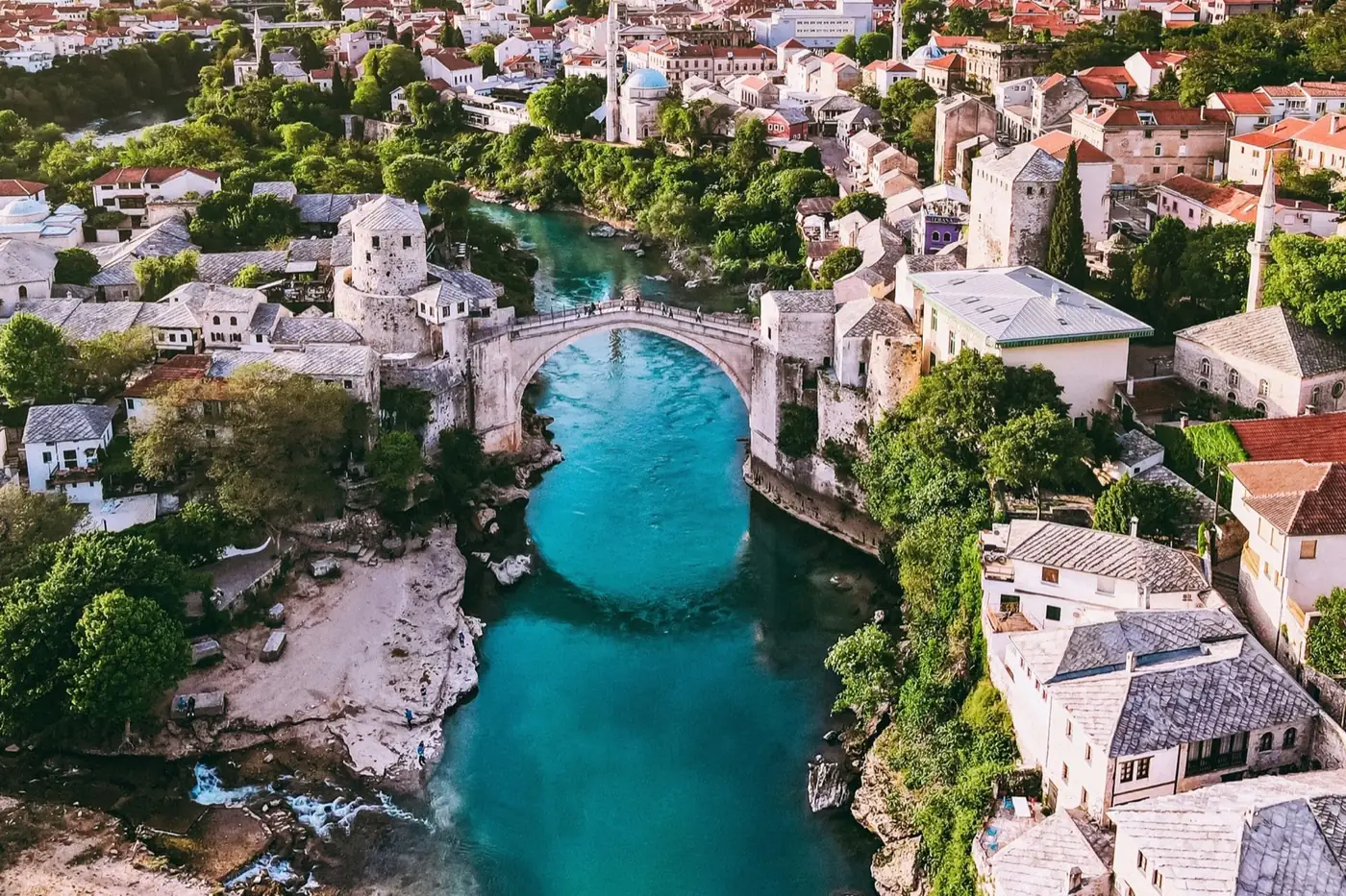 Mostar from Split: border, bridge, and the rest